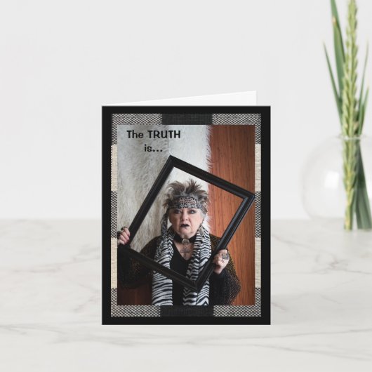 内ユーモアのある子カードの真実 カード (正面)