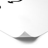 内中国の面強度の記号 ポスター (角)