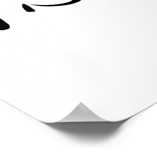 内中国の面強度の記号 ポスター (角)