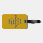 内側からの景色_ luggage Tag ラゲッジタグ (裏面横)