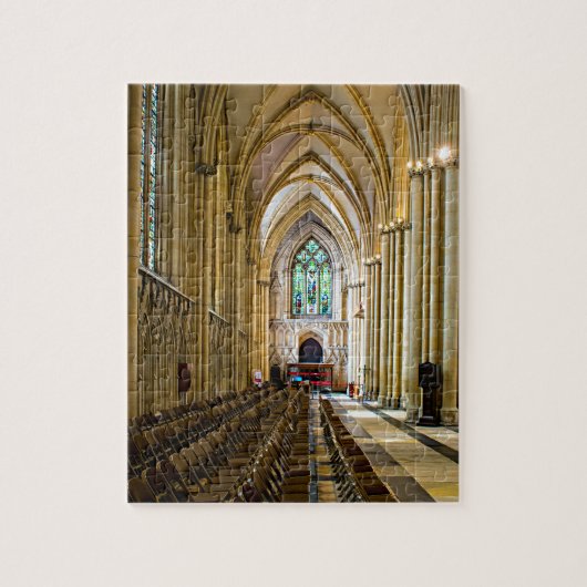 内側からヨークの牧師。 ジグソーパズル (縦)