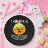 内側からラッパを吹く ペーパープレート (パーティー)