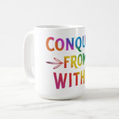 内側から征服する コーヒーマグカップ (正面左)