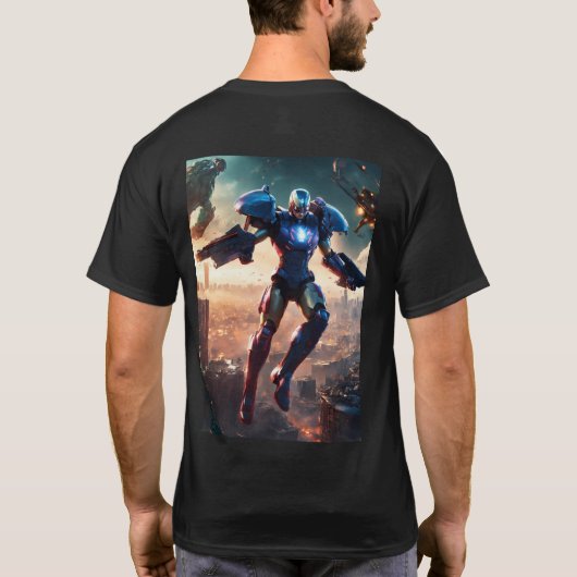 内側から輝く Tシャツ (裏面)