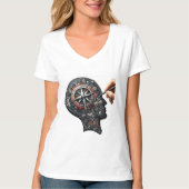 内側にバインド Tシャツ (正面)