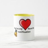 内側に色を付けたマグカップ マグカップ (中央)