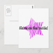 内側に輝く ポストカード (正面/裏面)