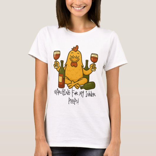内側のピープスを探す Tシャツ (正面)