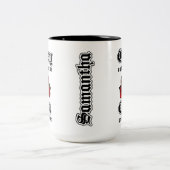 内側のマグカップの外側のコラの上品 ツートーンマグカップ (中央)