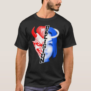 内側の二重性ティー。決断 – 天使か悪魔か? Tシャツ
