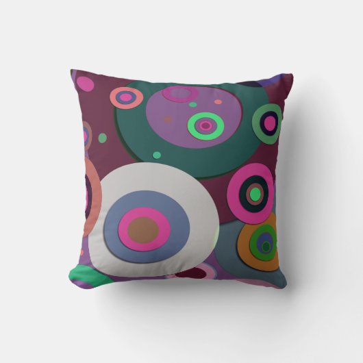 内側の円#12 クッション (正面)