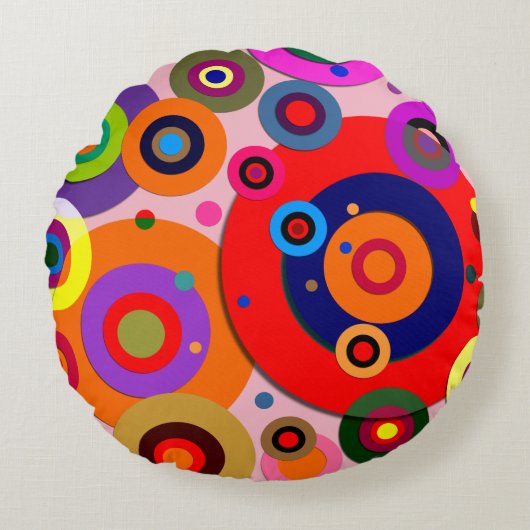内側の円#18 ラウンドクッション (正面)