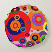 内側の円#18 ラウンドクッション (裏面)