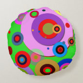 内側の円#1 ラウンドクッション (裏面)