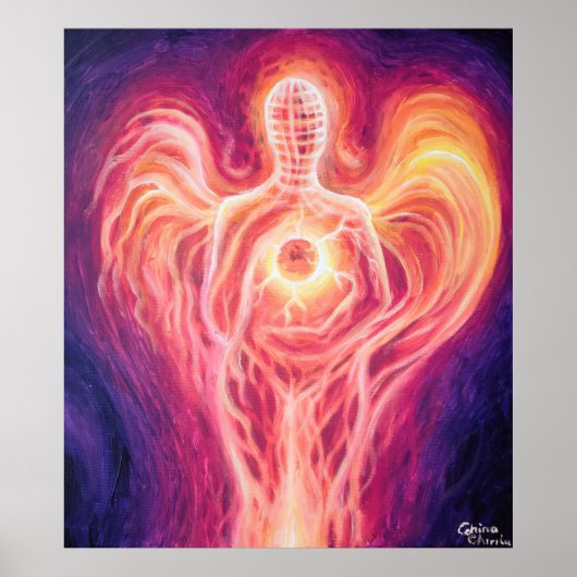 内側の太陽を受け入れる ポスター (正面)