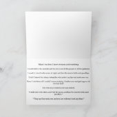 内側の子供の宇宙カードと力を与えるメッセージ カード (内部)