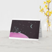 内側の子供の宇宙カードと力を与えるメッセージ カード (黄色い花)