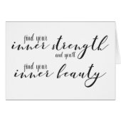 内側の強さを見つけると内側の美しい (正面横)