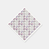 内側の来パターンからの美しい スタンダードカクテルナプキン (角)