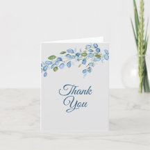 内側の空白のサンキューカード