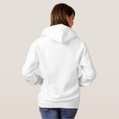 内側の輝きを受け入れる:作物のフード付を強化 パーカ (裏面フル)