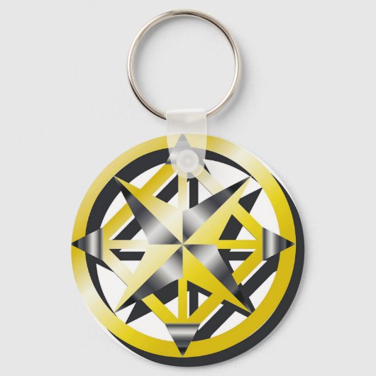 内側コンパスキーチェーン キーホルダー (正面)