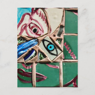 内側モザイクのグラフィティ ポストカード