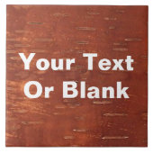 内側樺の木樹皮 タイル (正面)