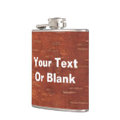 内側樺の木樹皮 フラスク (左)