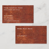 内側樺の木樹皮 名刺 (正面/裏面)