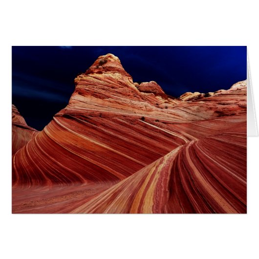 内側空白の、南西グリーティングノートカード (正面横)