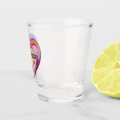 内側美しいショットガラス ショットグラス (右)