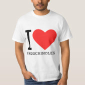 内分泌学が大好き Tシャツ (正面)