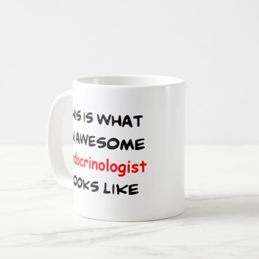 内分泌学素晴らし者 コーヒーマグカップ (正面左)