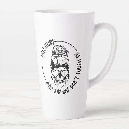 内向おもしろいきコーヒーカップ カフェラテマグ (右)