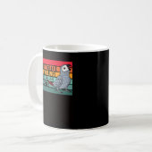 内向きだがオウムのアフリカグレイ コーヒーマグカップ (正面左)