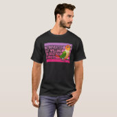 内向きだがオウム緑の頬パイナップルコン Tシャツ (正面フル)