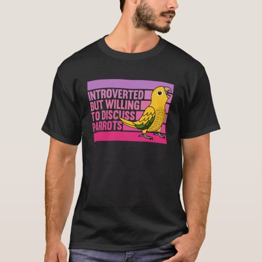内向きだがオウム黄金 Tシャツ (正面)