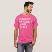 内向きだが90S Rb Rnについて話し合う意思おもしろいがある Tシャツ (正面フル)
