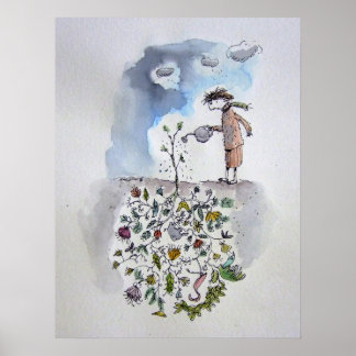 内向きの庭 ポスター