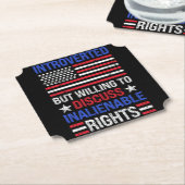 内向きの ペーパーコースター (アングル)