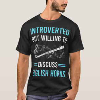 内向きイングリッシュホルンコーエングライ Tシャツ
