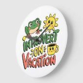 内向きサンシャインブレイク ラージ壁時計 (傾斜)