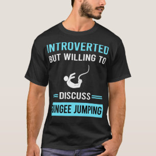 内向きバンジージャンプ跳びジャンパー Tシャツ