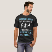 内向きフリースタイルサッカー Tシャツ (正面フル)