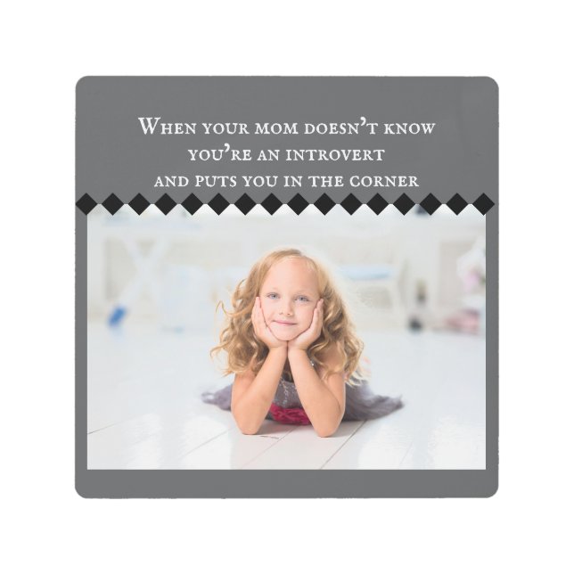 内向きミームメタルウォール メタルプリント (正面)