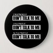 内向きミーム – 皮肉なユーモアのジョークおもしろい- 缶バッジ (正面)