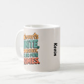 内向きユナイト…我々の家で コーヒーマグカップ (正面左)