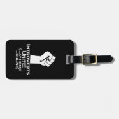 内向きユナイト、自宅、オンラインおもしろい、 ラゲッジタグ (正面横)