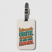 内向きユナイト…In Our Homesラゲッジタグ